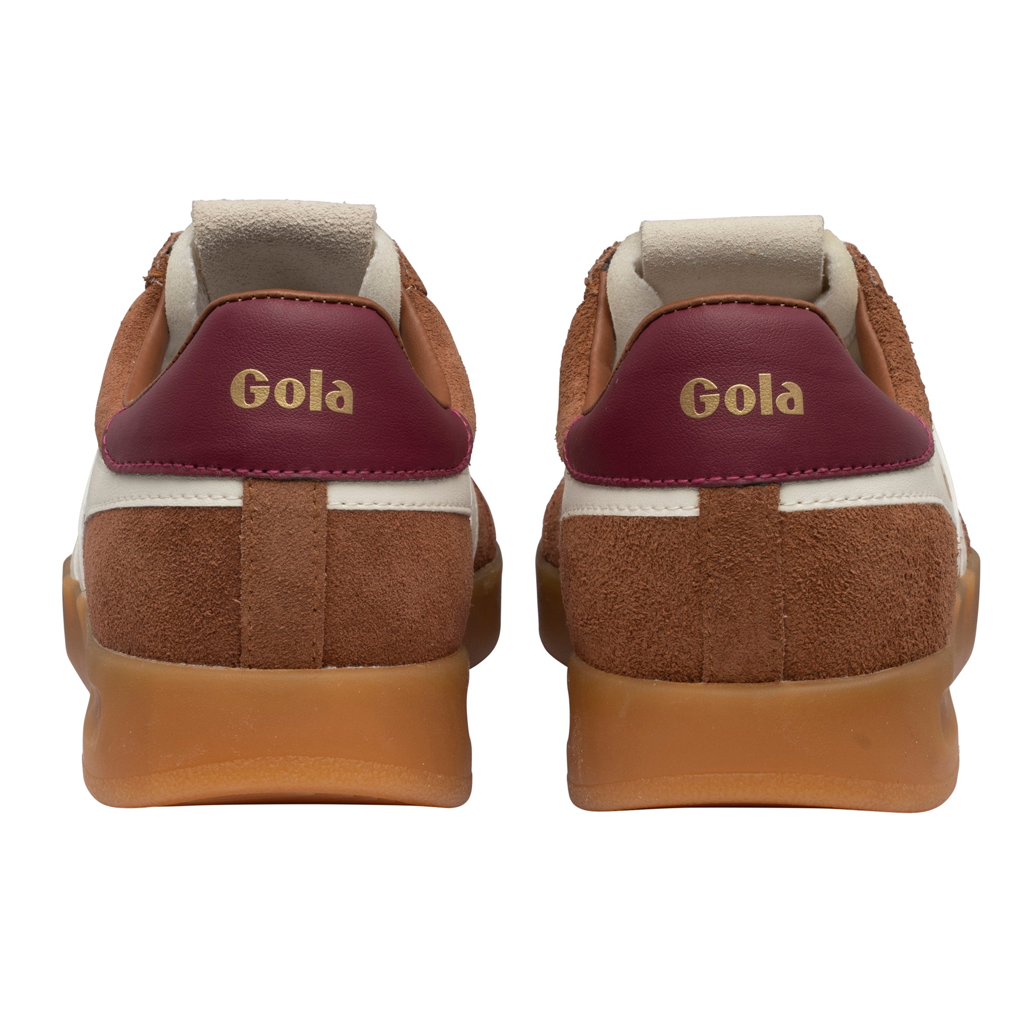 Gola Women's Cyclone Trainer In Umber/Off White M