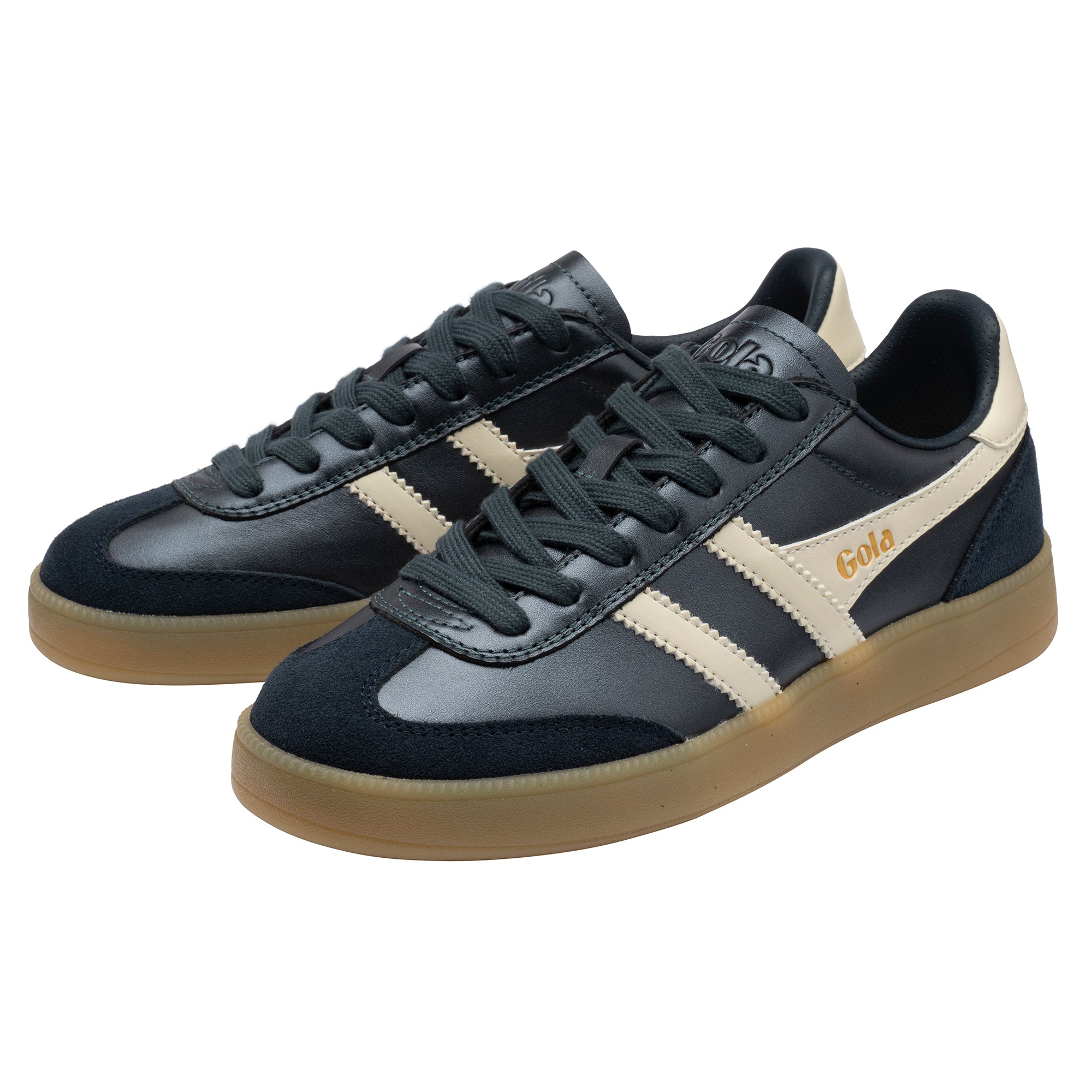 Gola Women's Viper Metallic Trainer In Navy/Off White M
