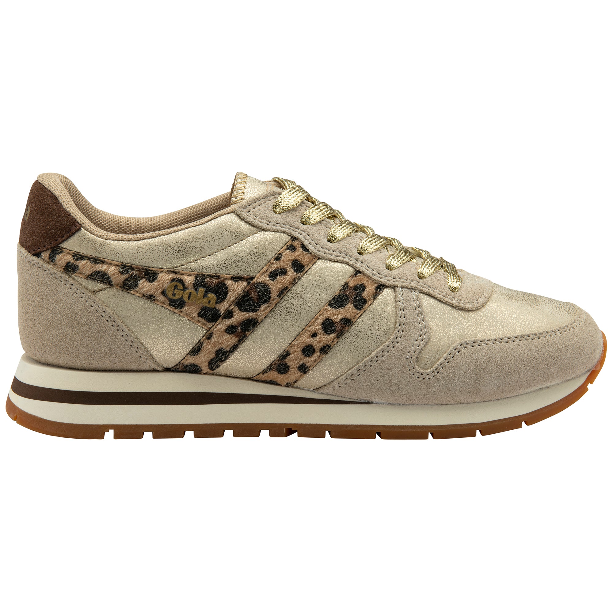 Gola Women's Daytona Blaze Ii In Gold/Leopard M