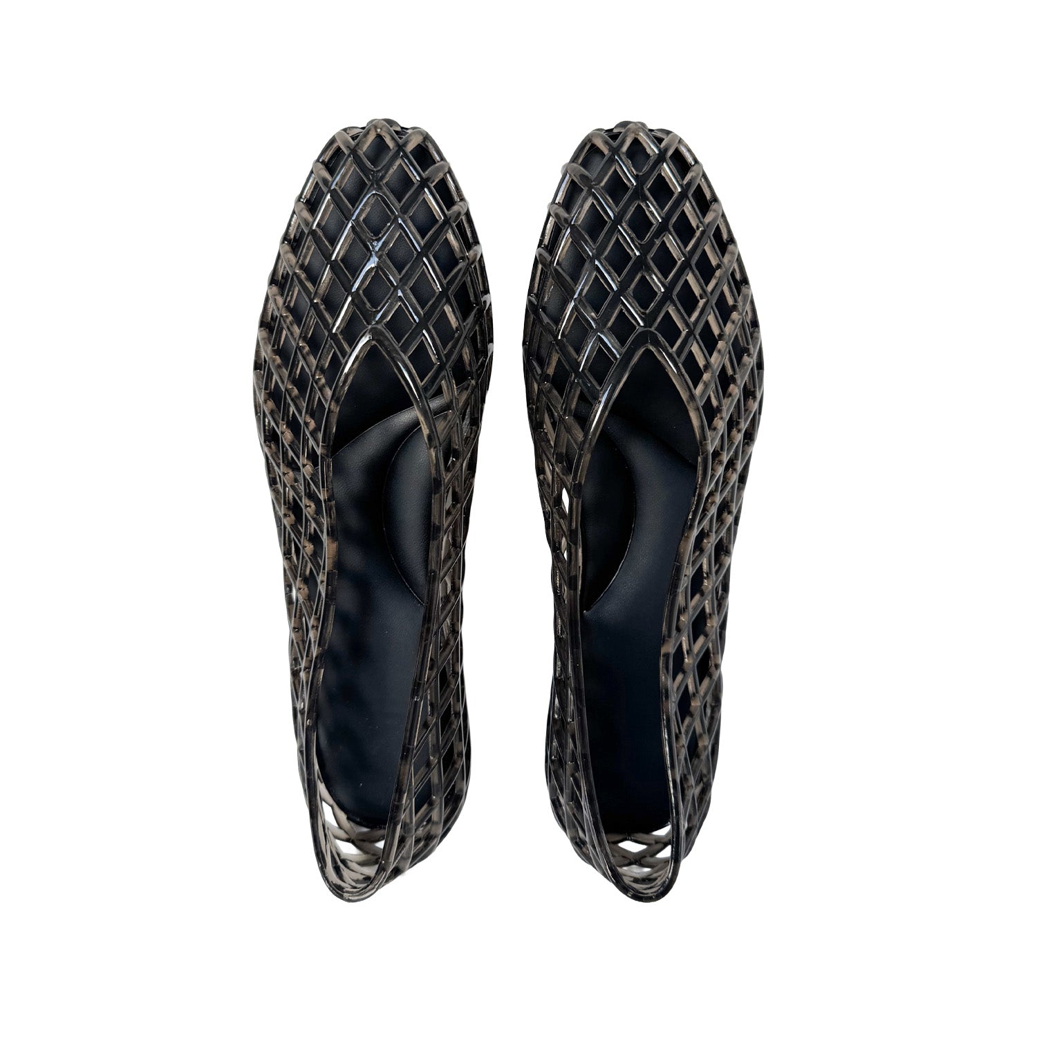 Grahame James Women's Geneva Jelly Flat in Black