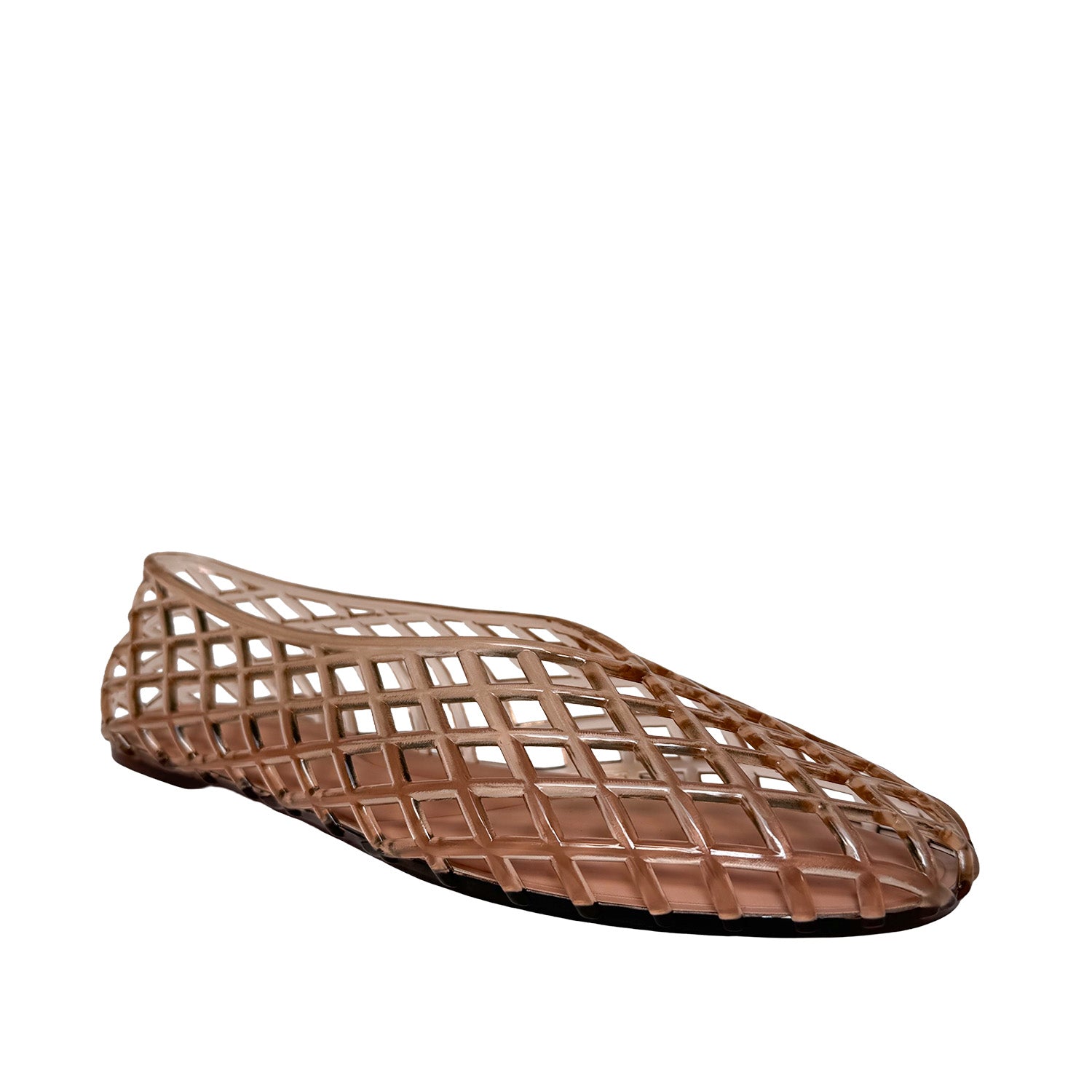 Grahame James Women's Geneva Jelly Flat in Champagne