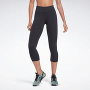 Reebok Women's Ts Lux 3/4 Tight  In Black REG