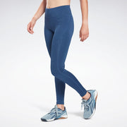 Reebok Apparel  Women's Wor Pp Tight Reebok Training App Women Blue Reg