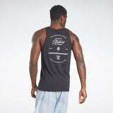 Reebok Apparel  Men's Lm Graphic Tank Reebok Training App Men Black Reg