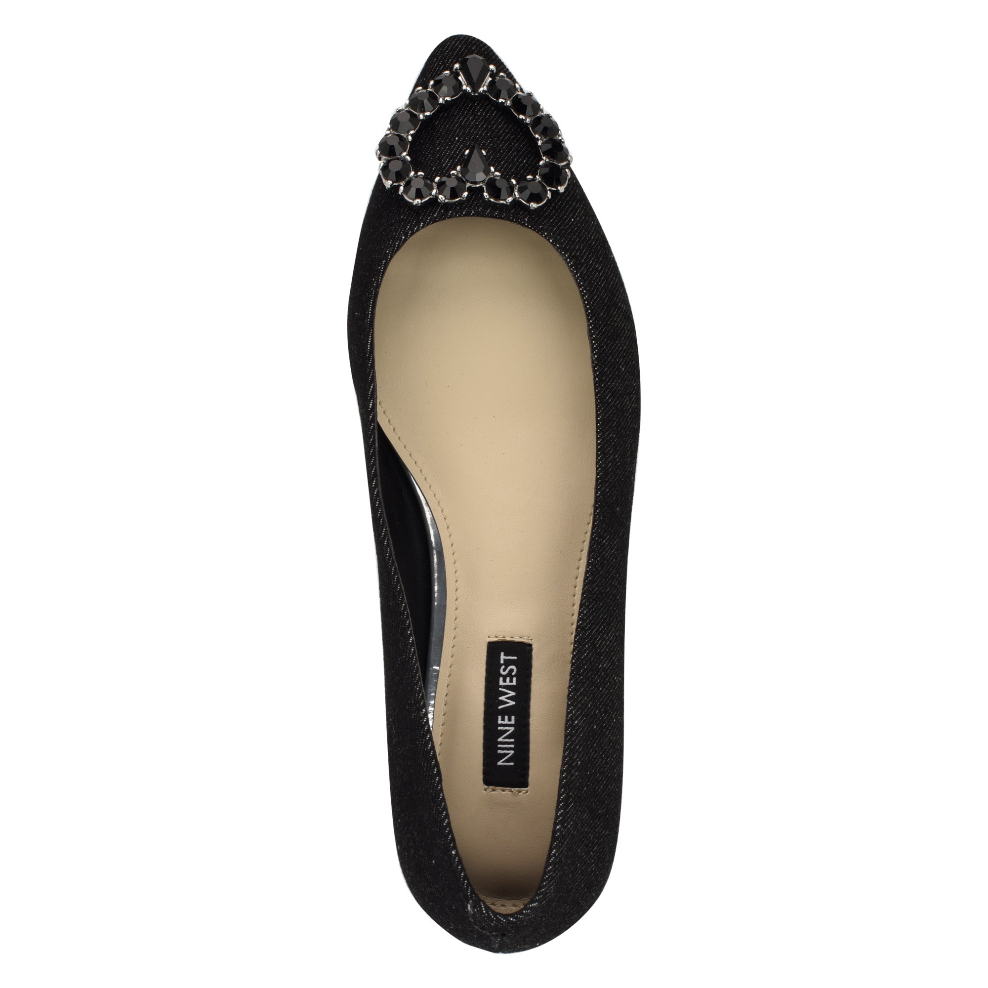Nine West Women's Hearts7 In Black/Denim M