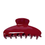 heel boy Women's Half Moon Claw Clip in Cherry Red