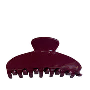 heel boy Women's Half Moon Claw Clip in Burgundy