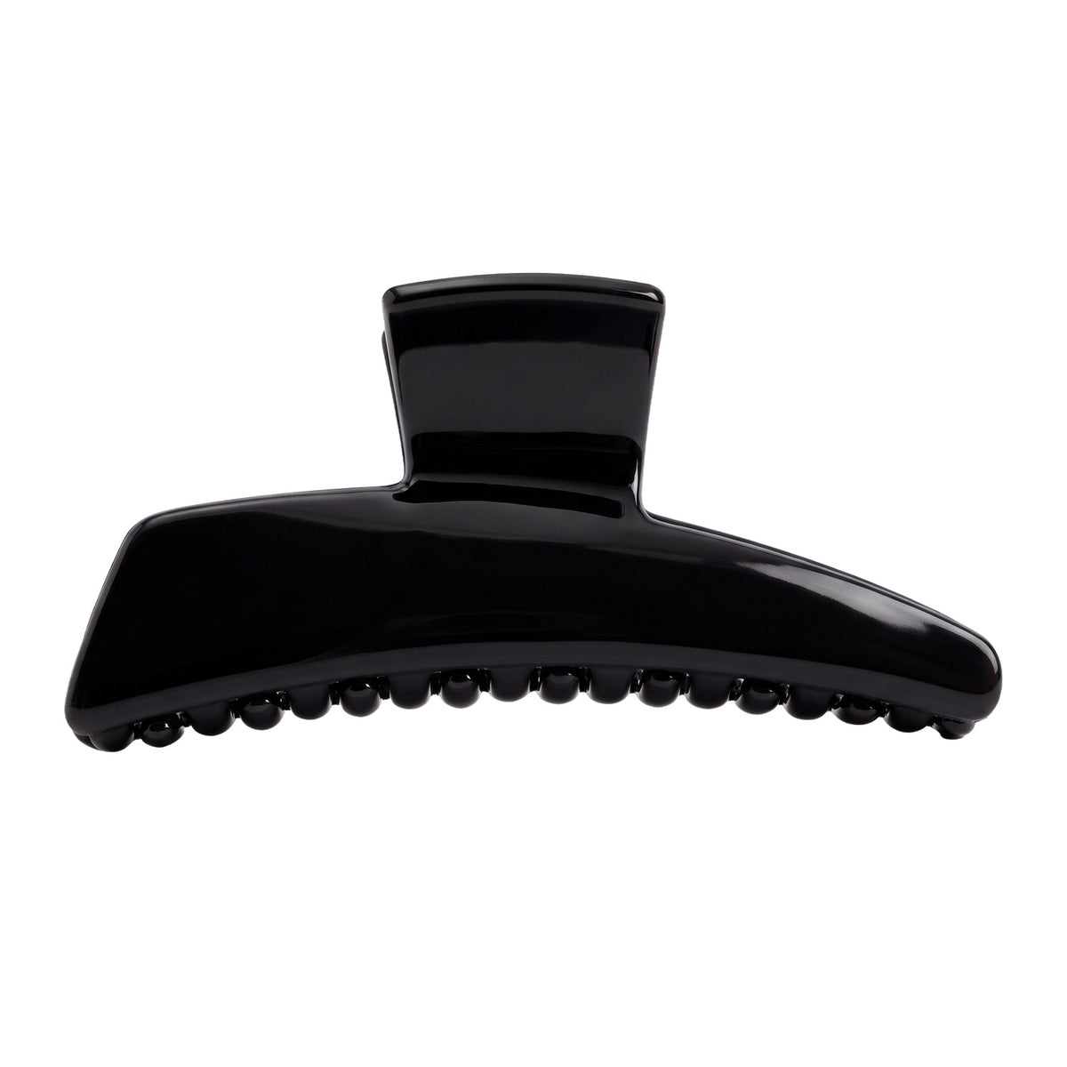 heel boy Asymmetrical Claw Clip in Black