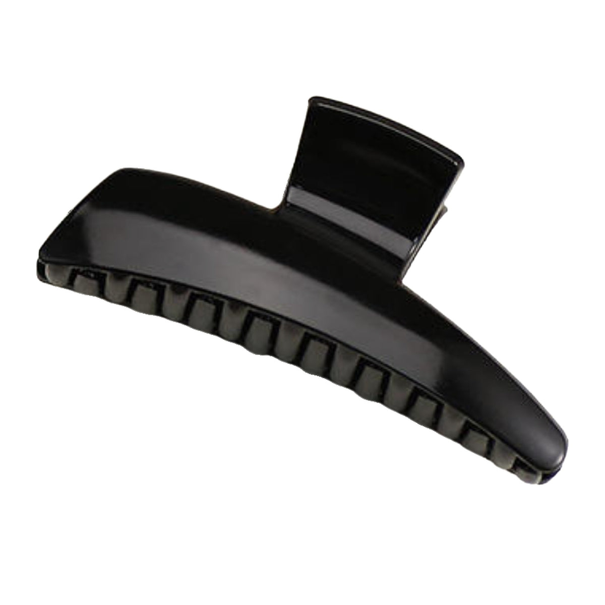 heel boy Asymmetrical Claw Clip in Black