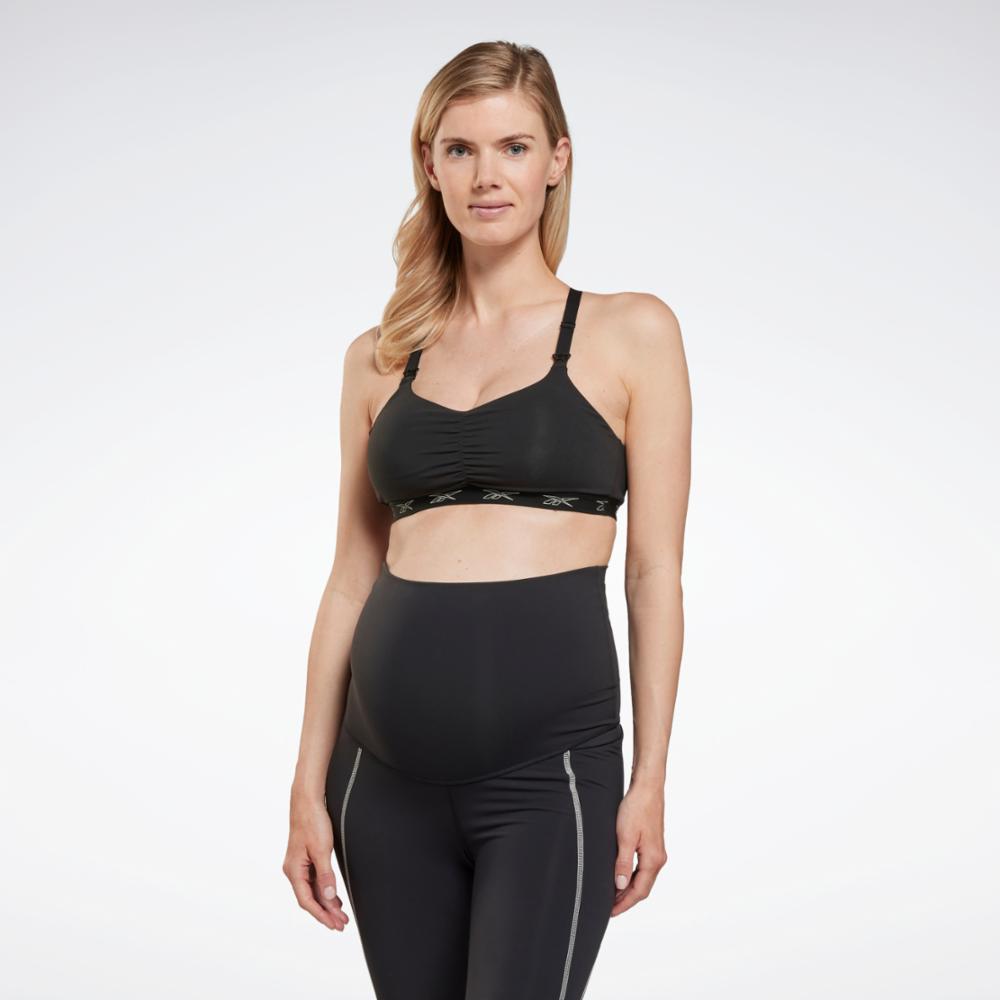 Reebok Apparel  Women's Nursing Sports Bra Reebok Training App Women Black Reg