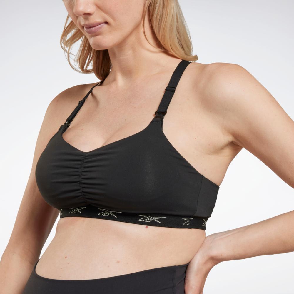 Reebok Apparel  Women's Nursing Sports Bra Reebok Training App Women Black Reg