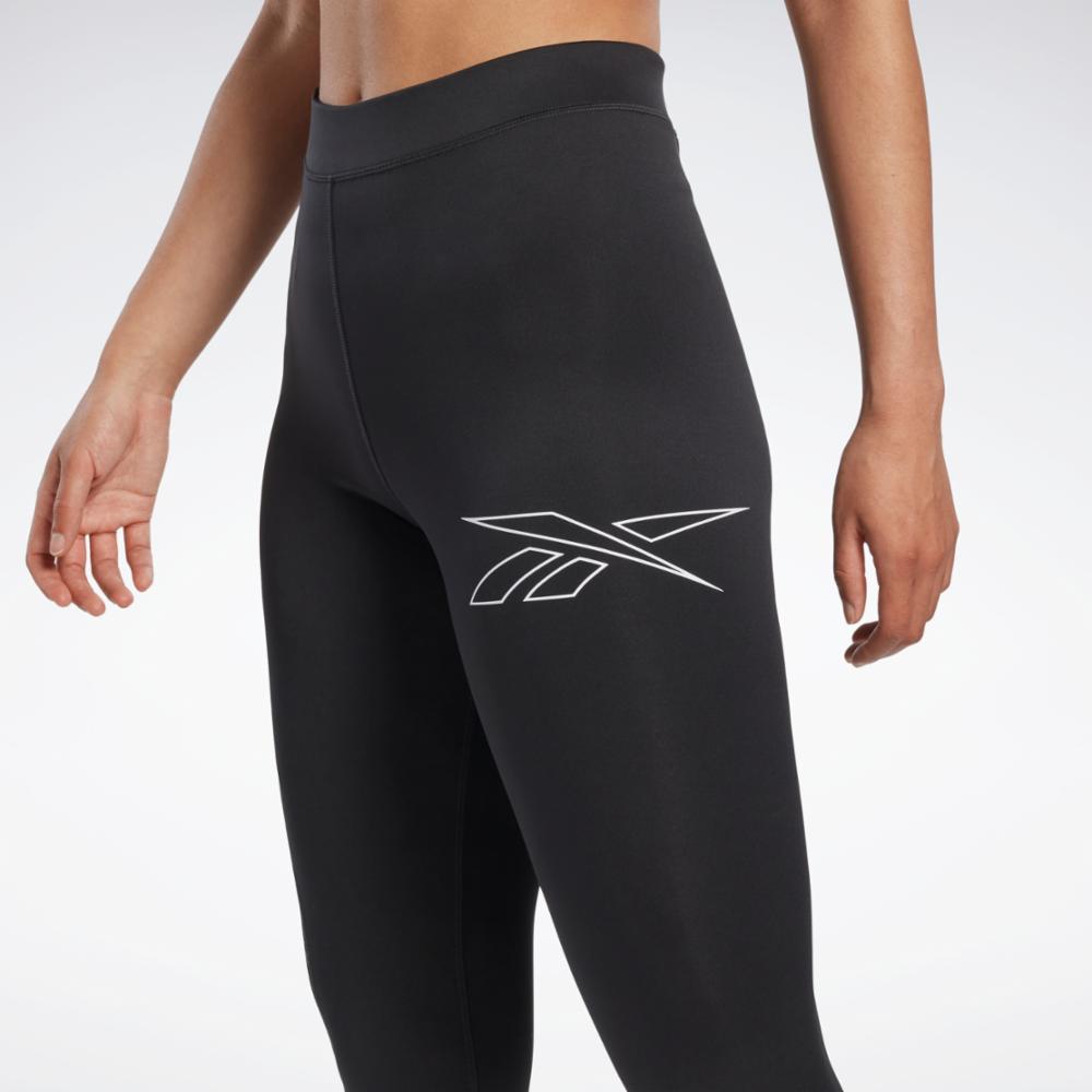 Reebok Apparel  Women's Running Vector Tigh Reebok Running App Women Black Reg