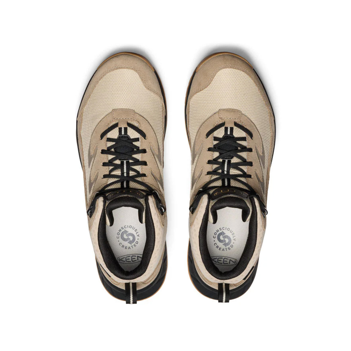 Keen Men's Hightrail Mid Wp in Brindle/Oak Buff