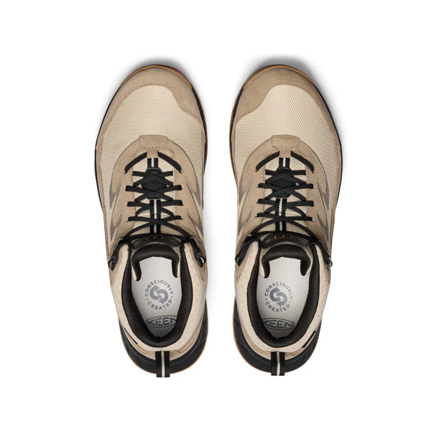 Keen Men's Hightrail Mid Wp in Brindle/Oak Buff