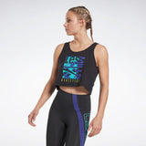 Reebok Apparel  Women's Lm Graphic Tank Reebok Training App Women Black Reg