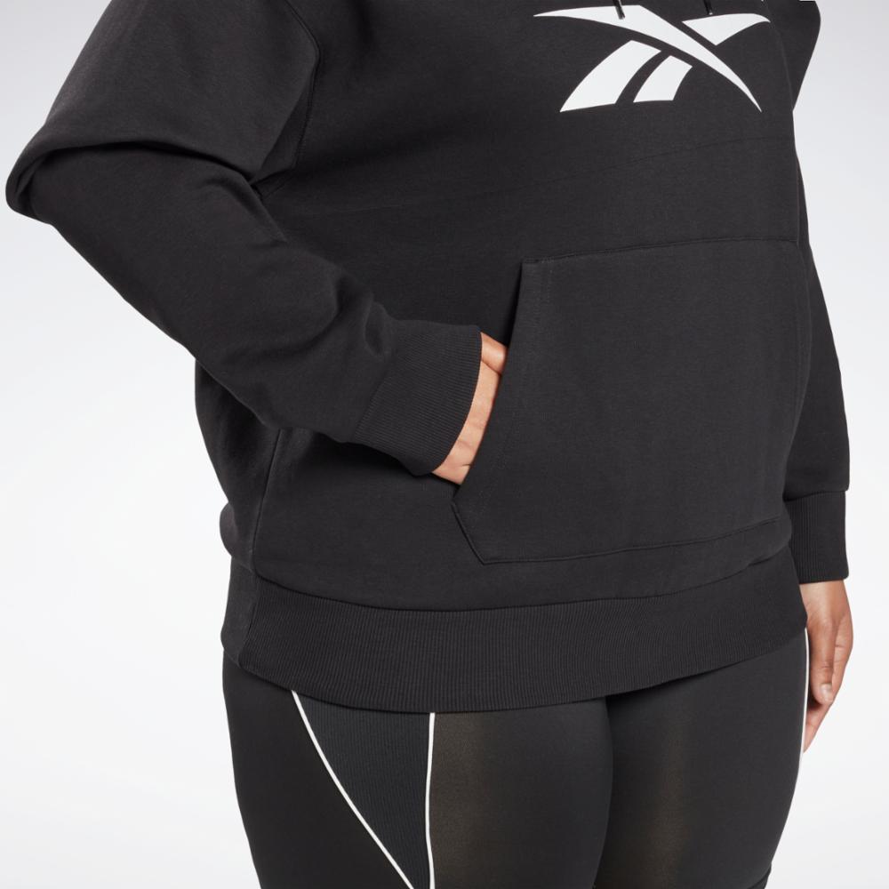 Reebok Apparel  Women's Ri Bl Fleece Hoody Reebok Training App Women Black Reg