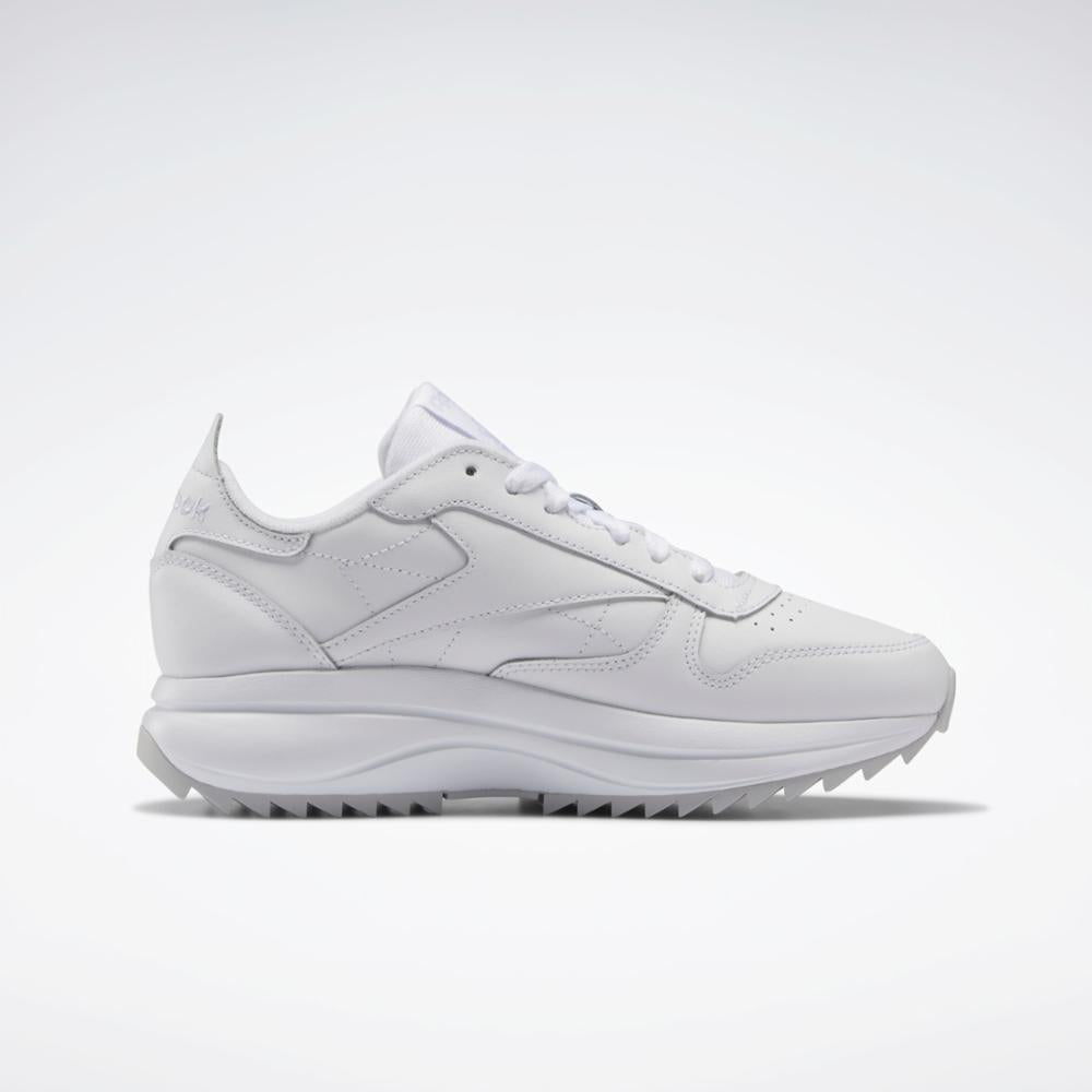 Reebok Footwear  Women's Classic Leather Sp Extra Reebok Classics Ftw Women Ftwr Wht/Lgh Solid Gry/Lucid L M