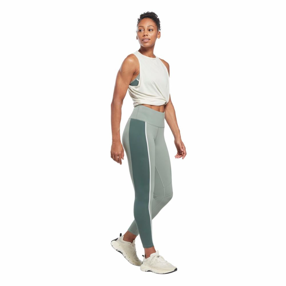 Reebok Women's Lux Hr Tight- C  In Hargrn REG
