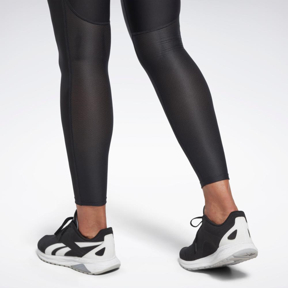 Reebok Apparel  Women's Running Vector Tigh Reebok Running App Women Black Reg