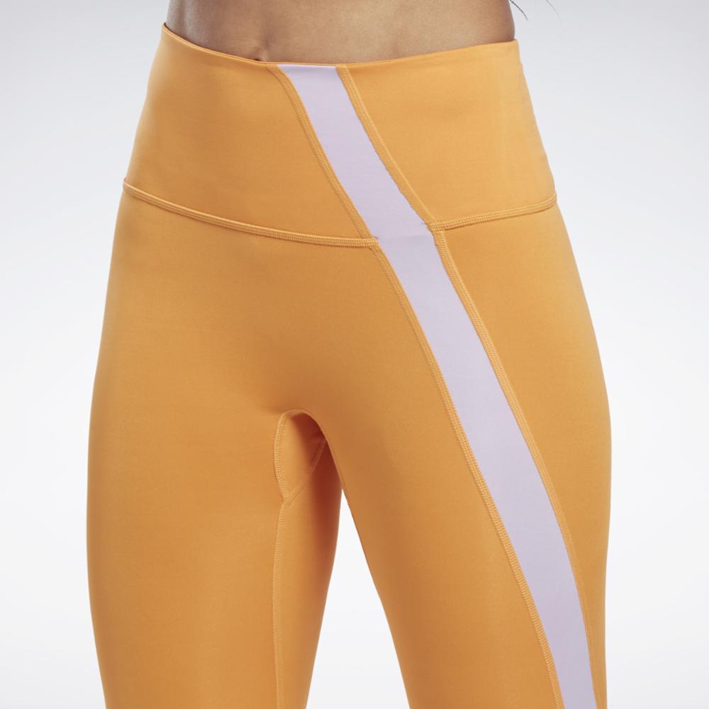 Reebok Women's Wor Big Logo Tight  In Peafuz REG