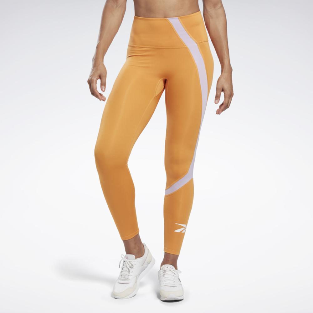 Reebok Women's Wor Big Logo Tight  In Peafuz REG