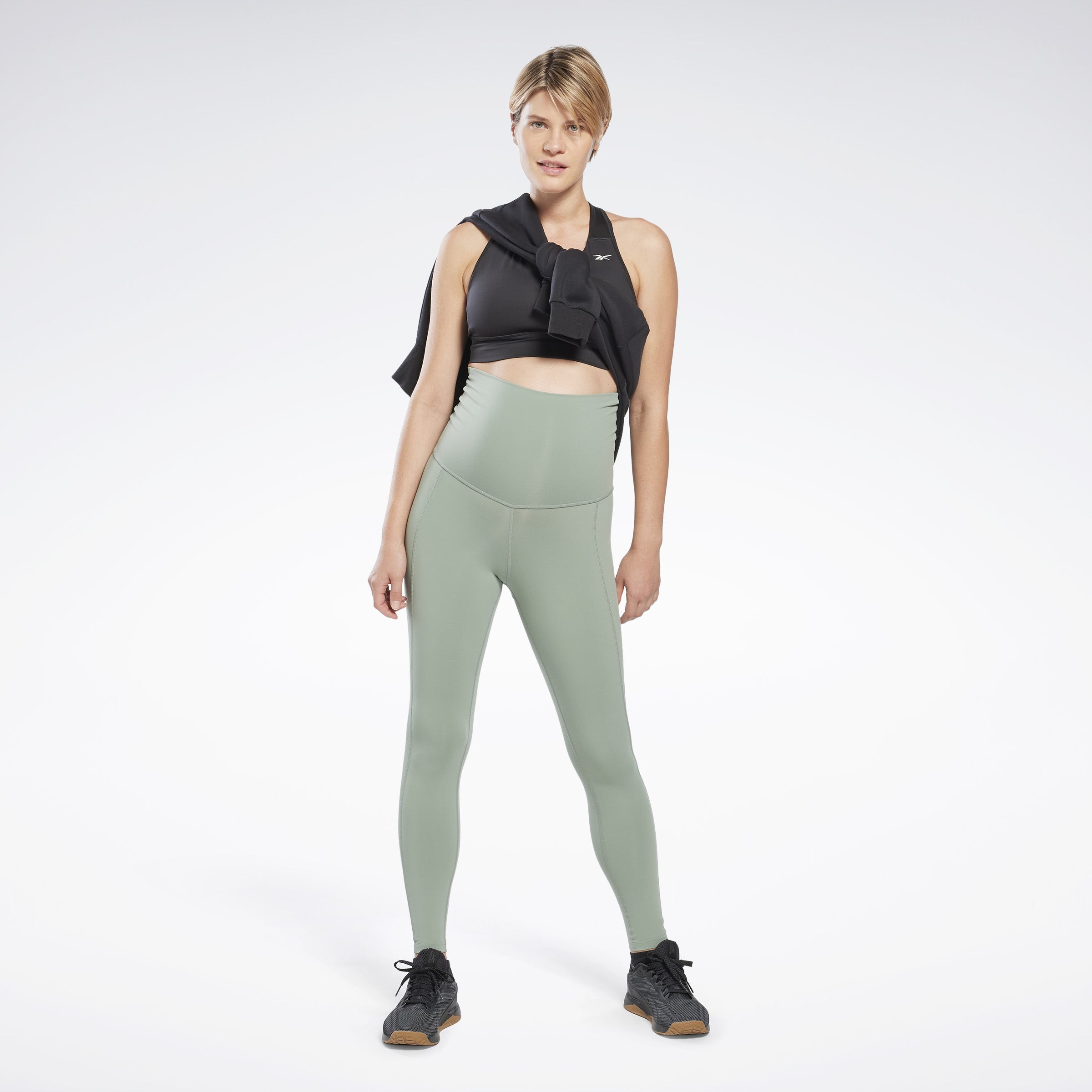 Reebok Women's Lux Maternity Tight  In Hargrn REG