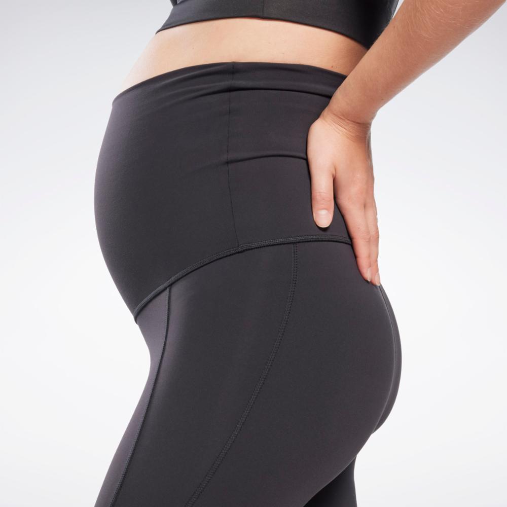 Reebok Women's Rebbok Lux Maternity Leggings  In Black REG