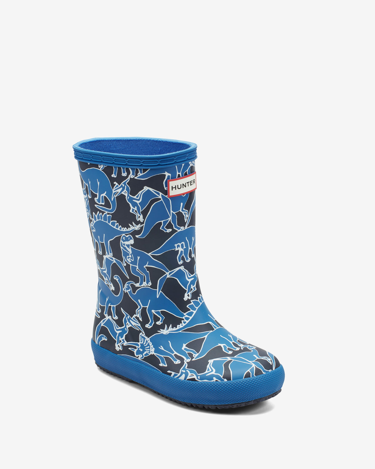 Hunter Kids' Lk First Clsc Boot In Baleine Blue M