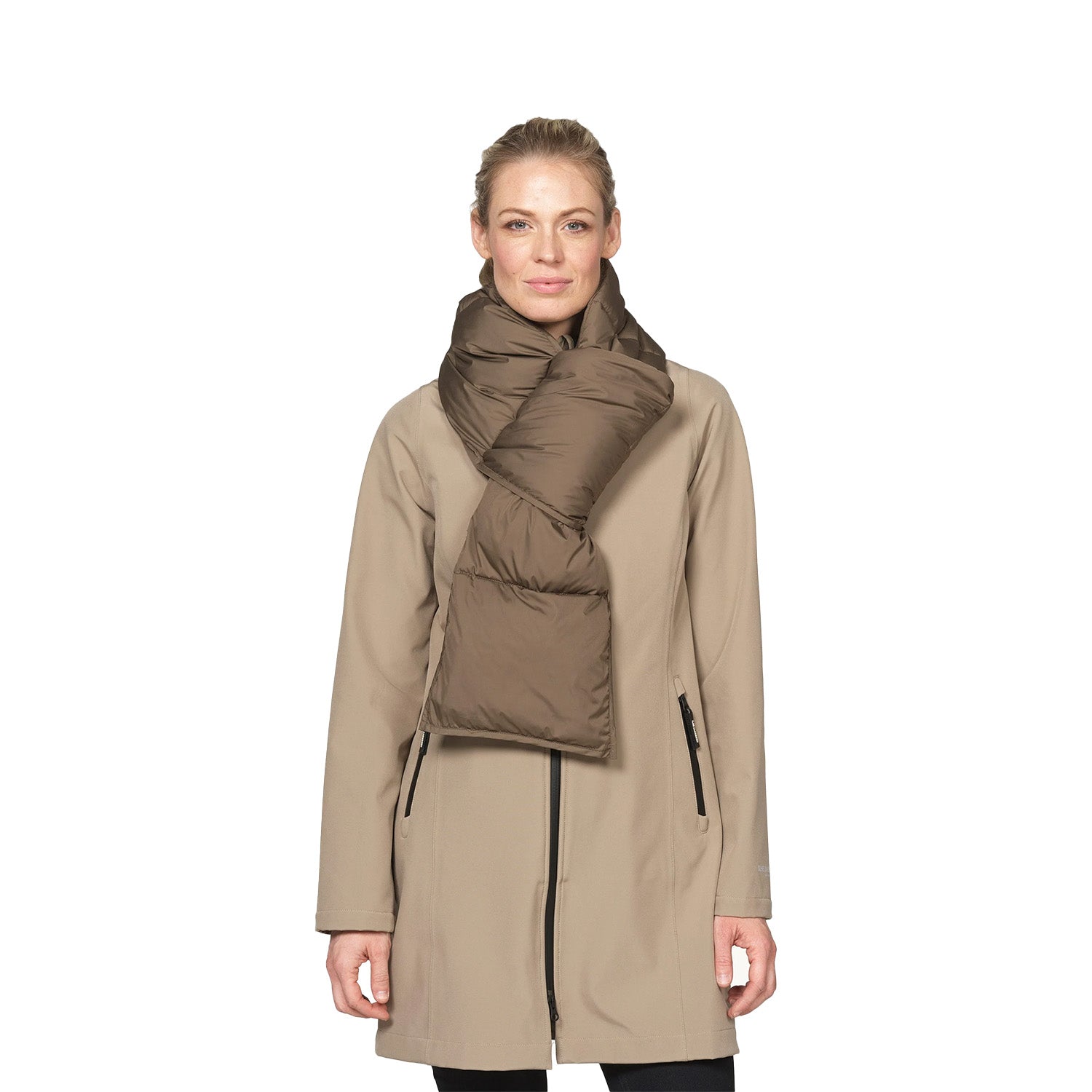 Ilse Jacobsen Women's Padded Scarf in Mud