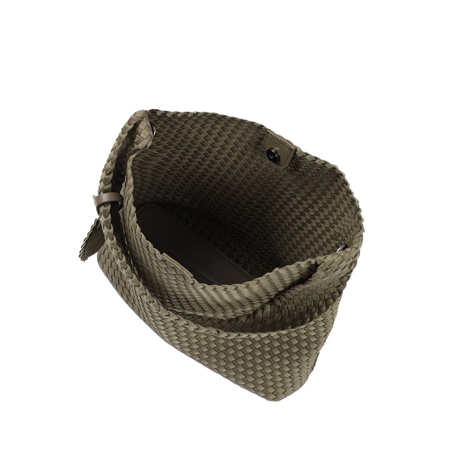Ilse Jacobsen Woven Tote Bag in Army