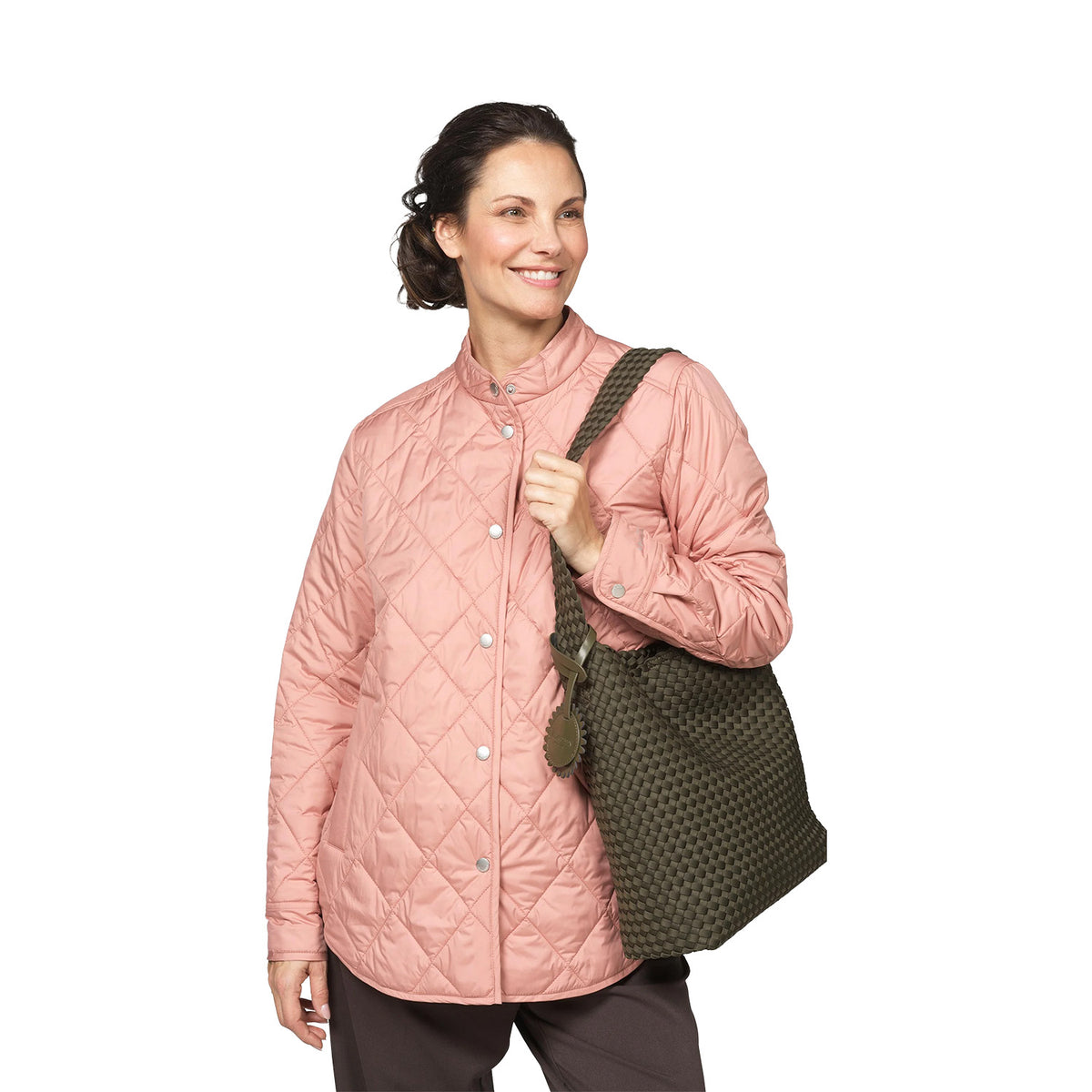 Ilse Jacobsen Woven Tote Bag in Army