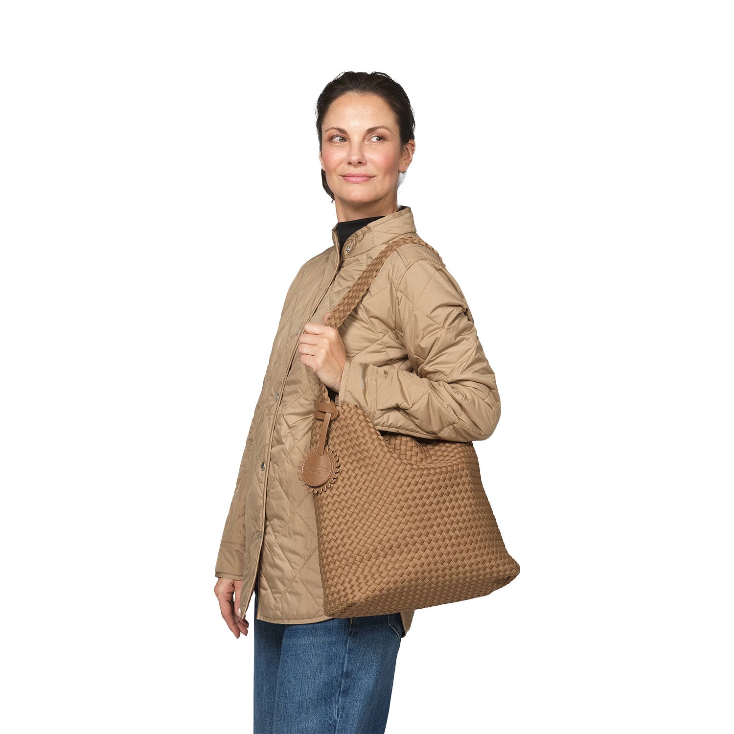 Ilse Jacobsen Woven Tote Bag in Black