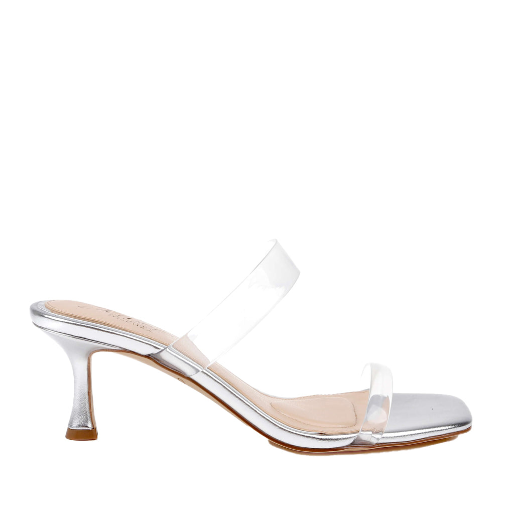 Jewel Badgley Mischka Women's Philippa in Clear Silver