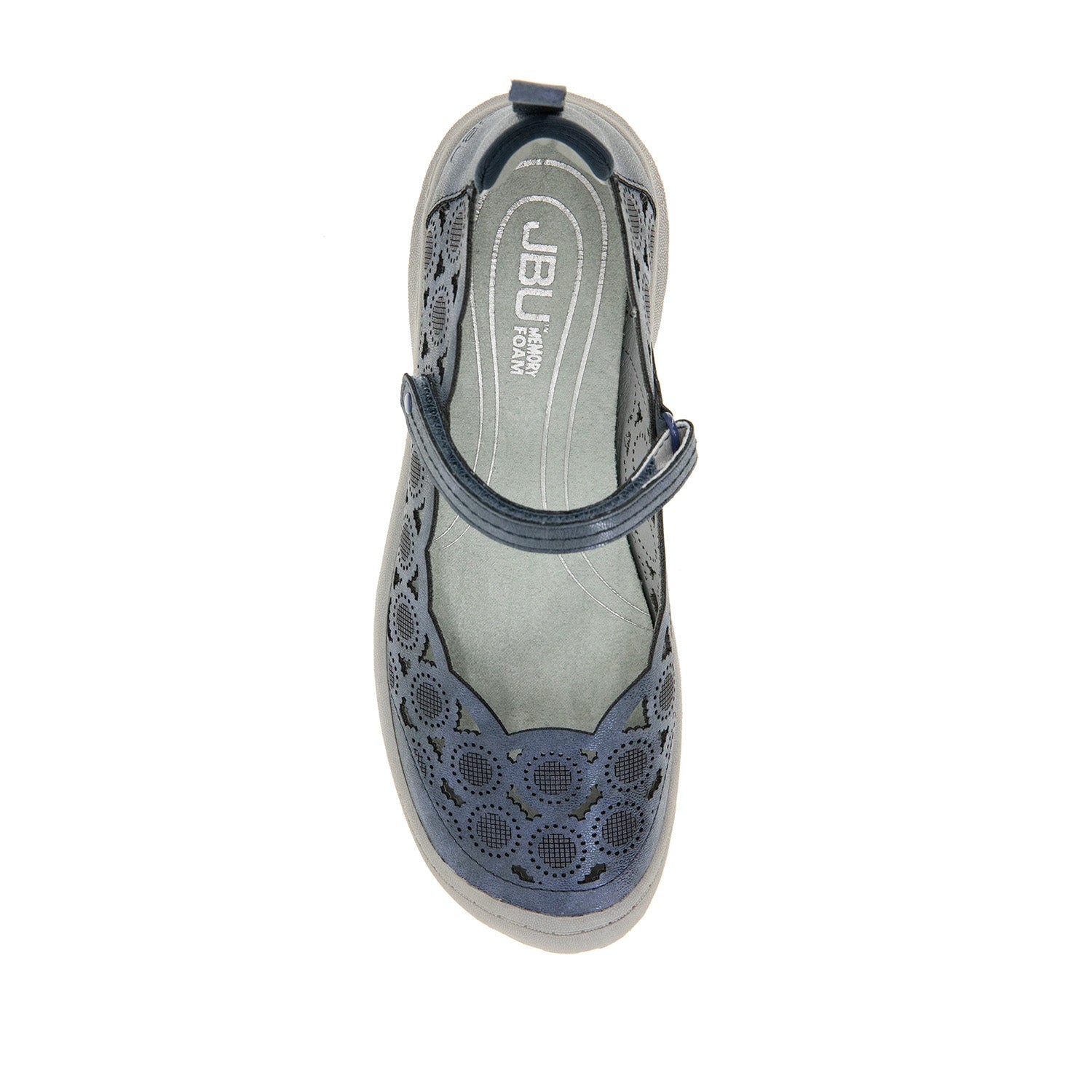 JBU Women's Anne - Wide in Navy Shimmer