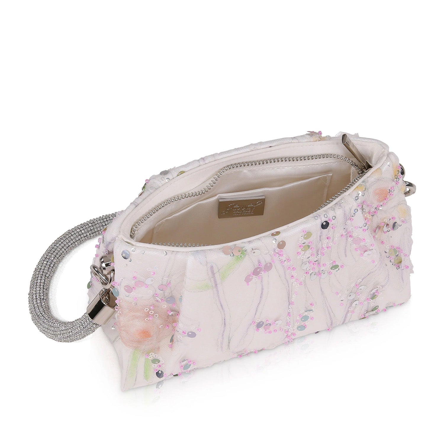 Jewel Badgley Mischka Women's Aqua in White