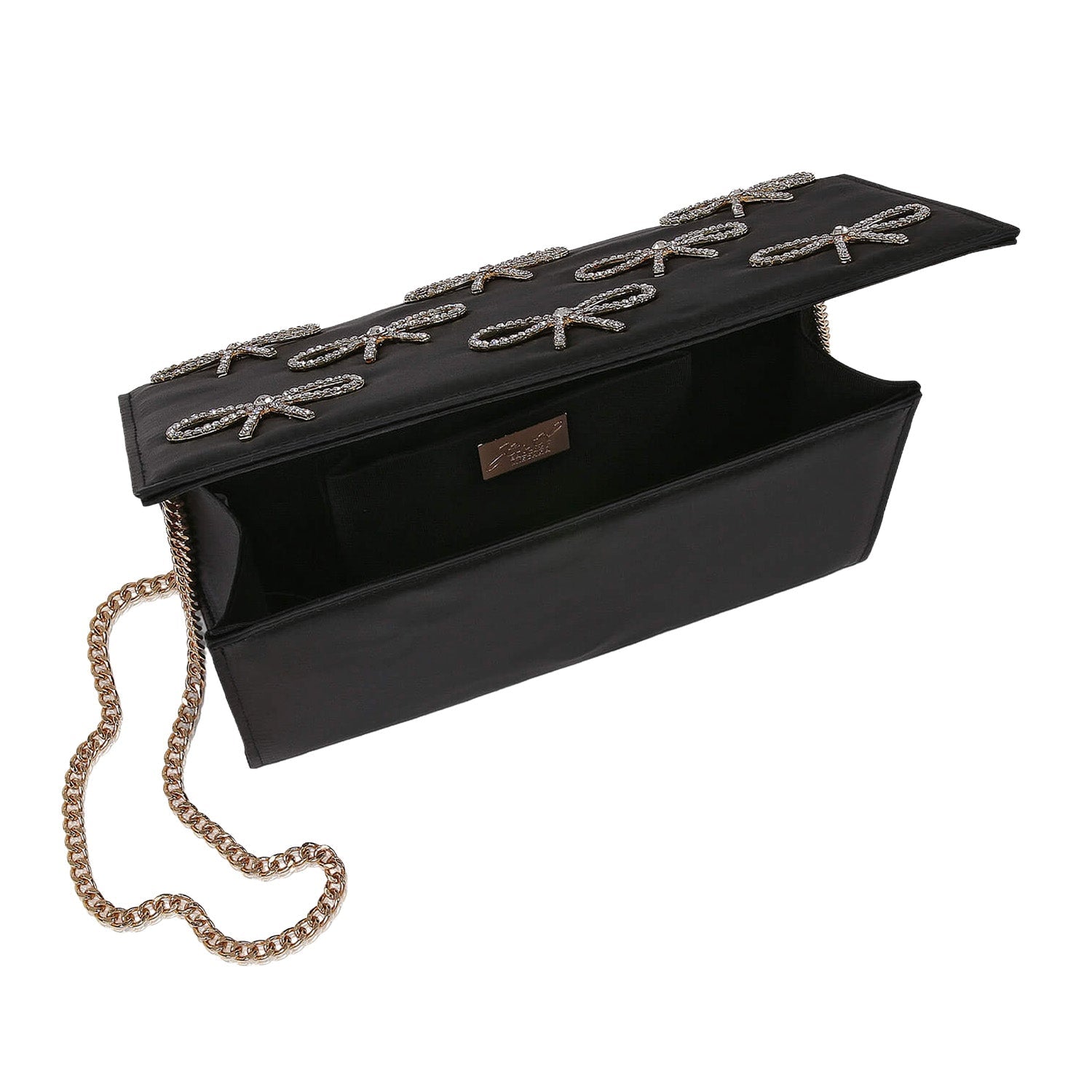 Jewel Badgley Mischka Handbags Women's Julie Bow in Black