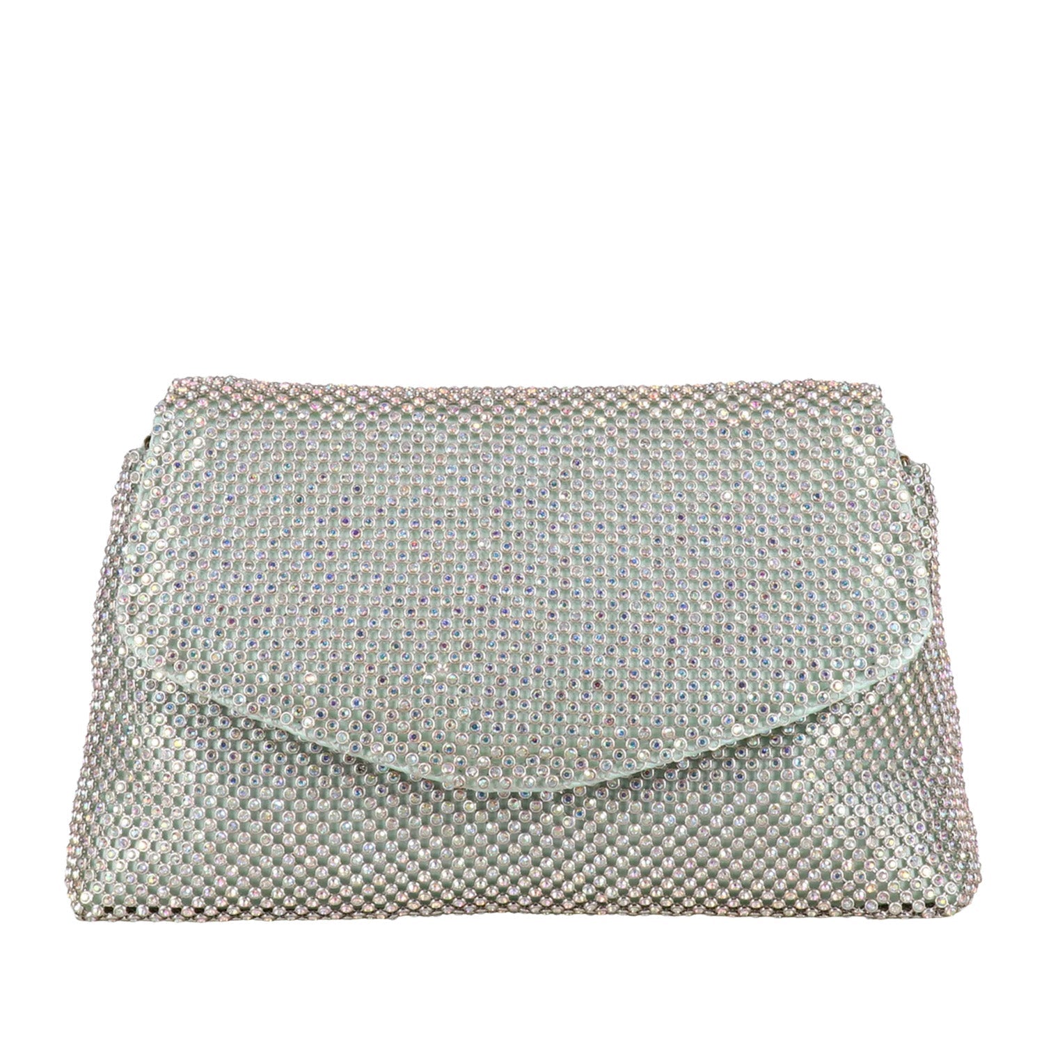 Jewel Badgley Mischka Handbags Women's Navy in Mint Green, OS