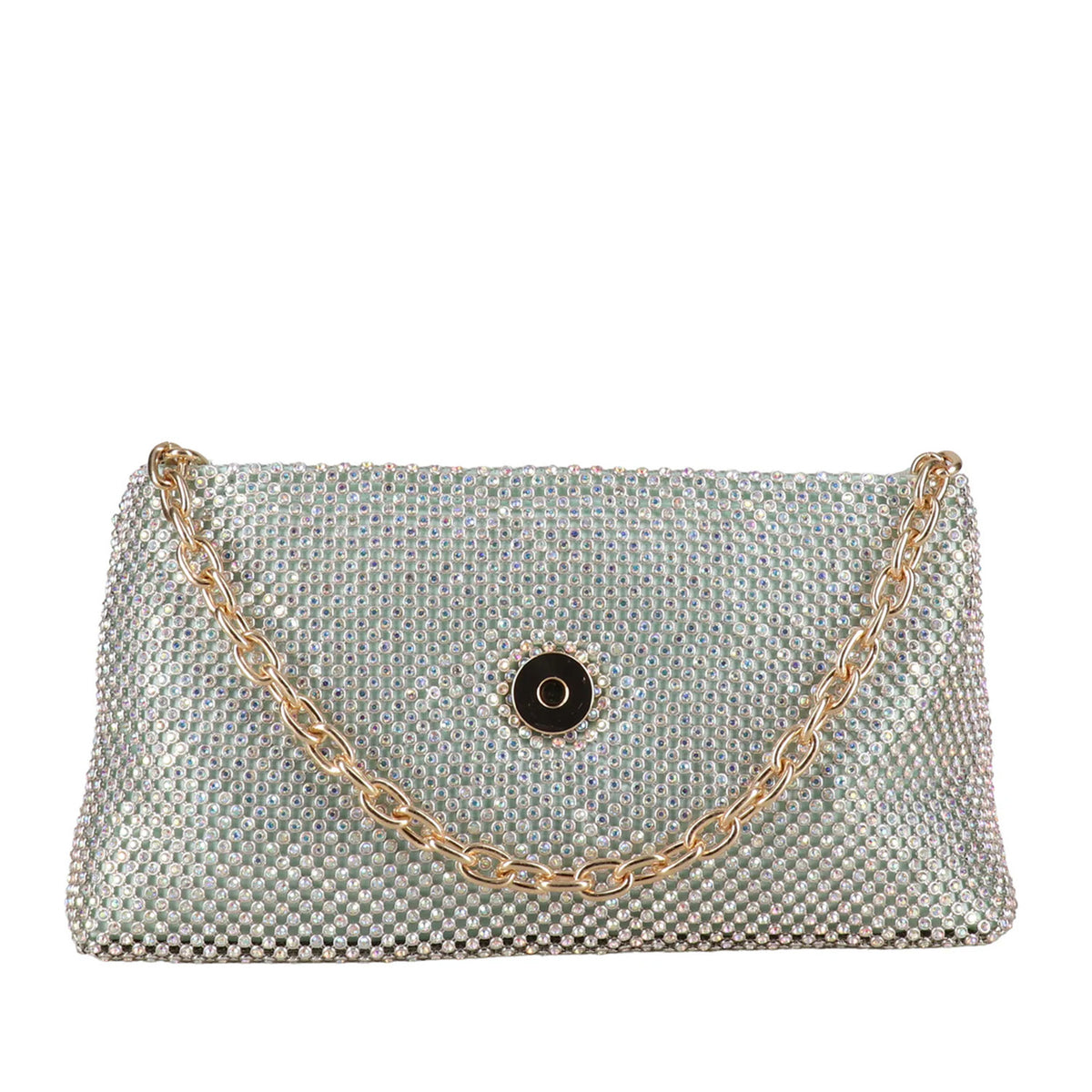 Jewel Badgley Mischka Handbags Women's Navy in Mint Green, OS