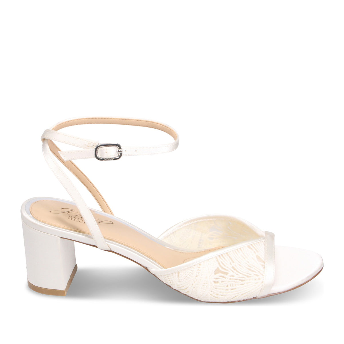 Jewel Badgley Mischka Women's Zaira in Ivory