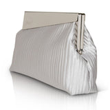 Badgley Mischka Women's Haven Asymmetric Clutch in Silver