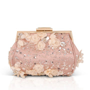 Badgley Mischka Women's Bea Couture Clutch in Rose