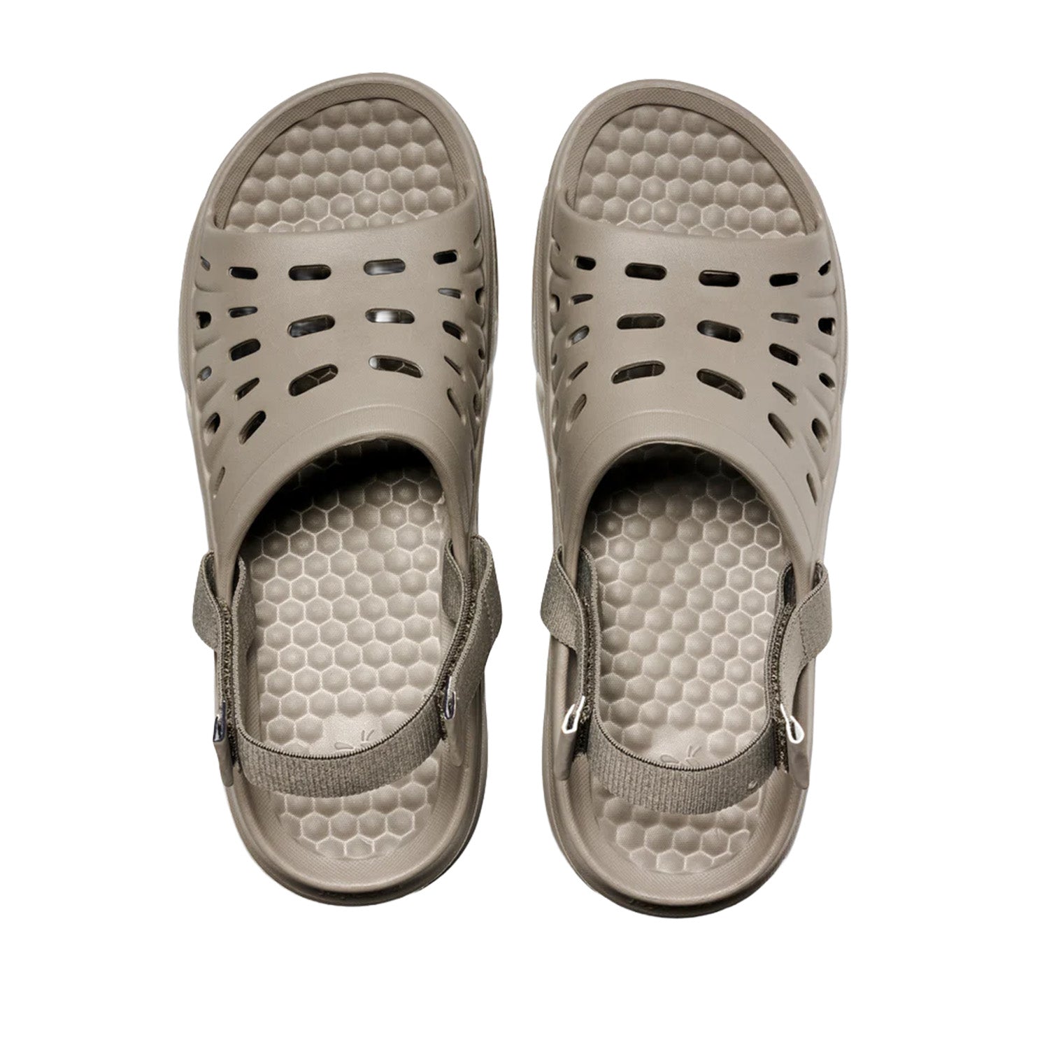 Joybees Unisex Trekking Slide in Grey/Green