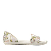 Joybees Women's Friday Flat in Graphic Bone/floral