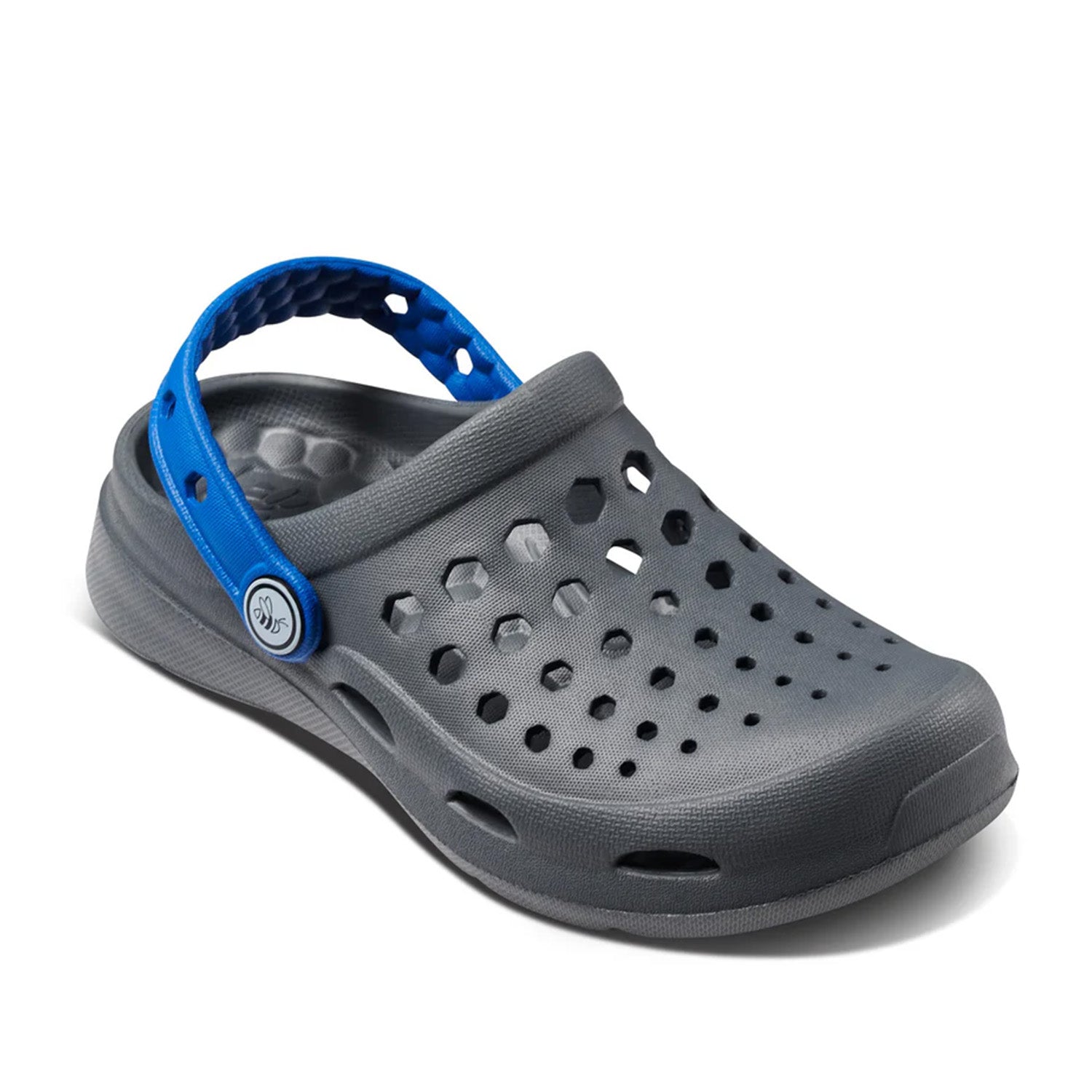 Joybees Kids' Active Clog in Charcoal/Sport Blue