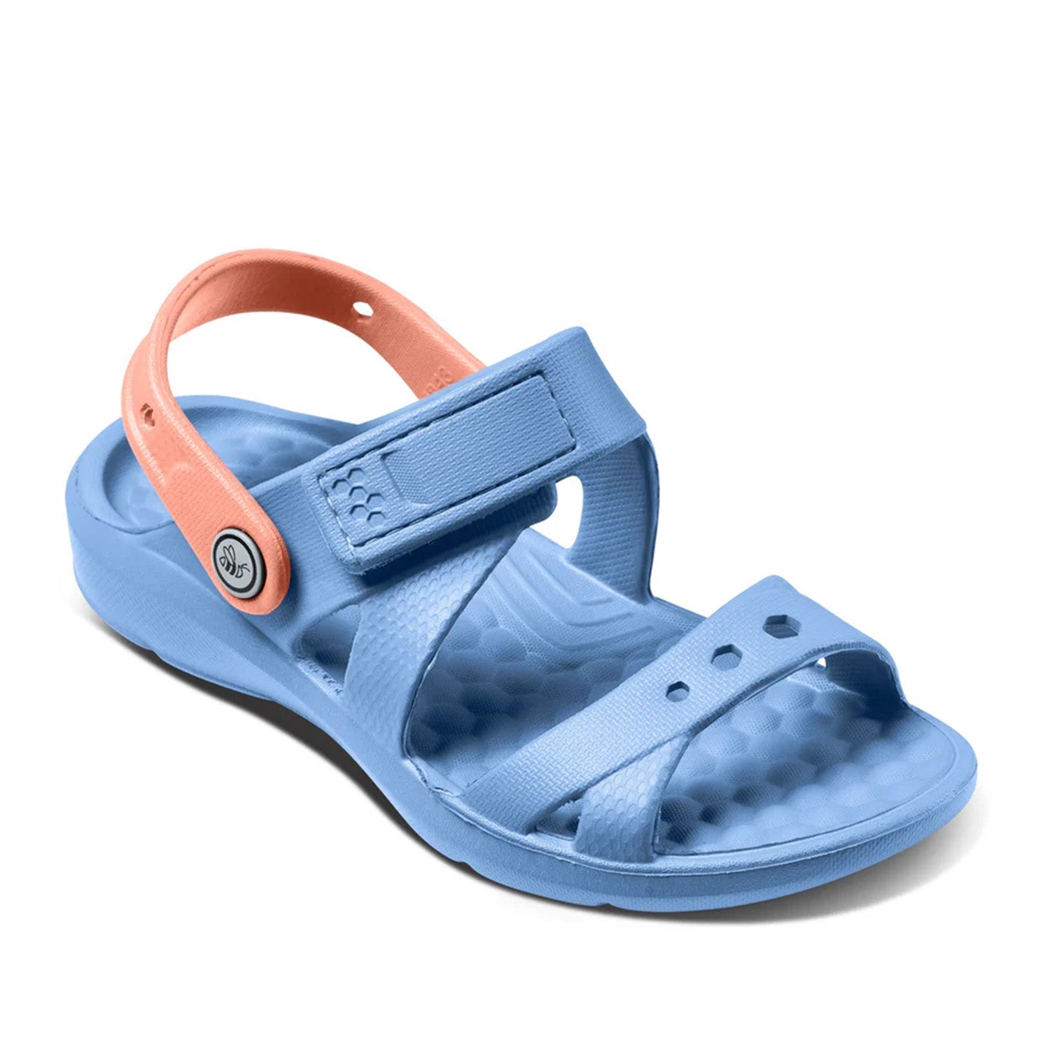 Joybees Kids' Adventure Sandal in Frozen Fjord/Peach