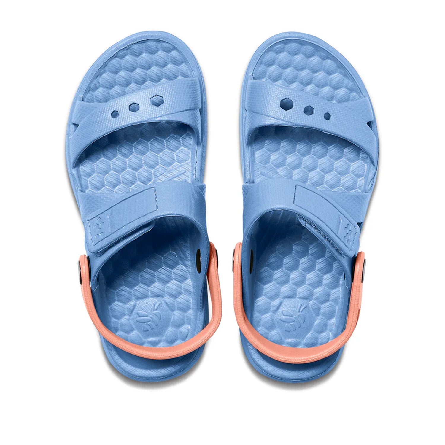 Joybees Kids' Adventure Sandal in Frozen Fjord/Peach
