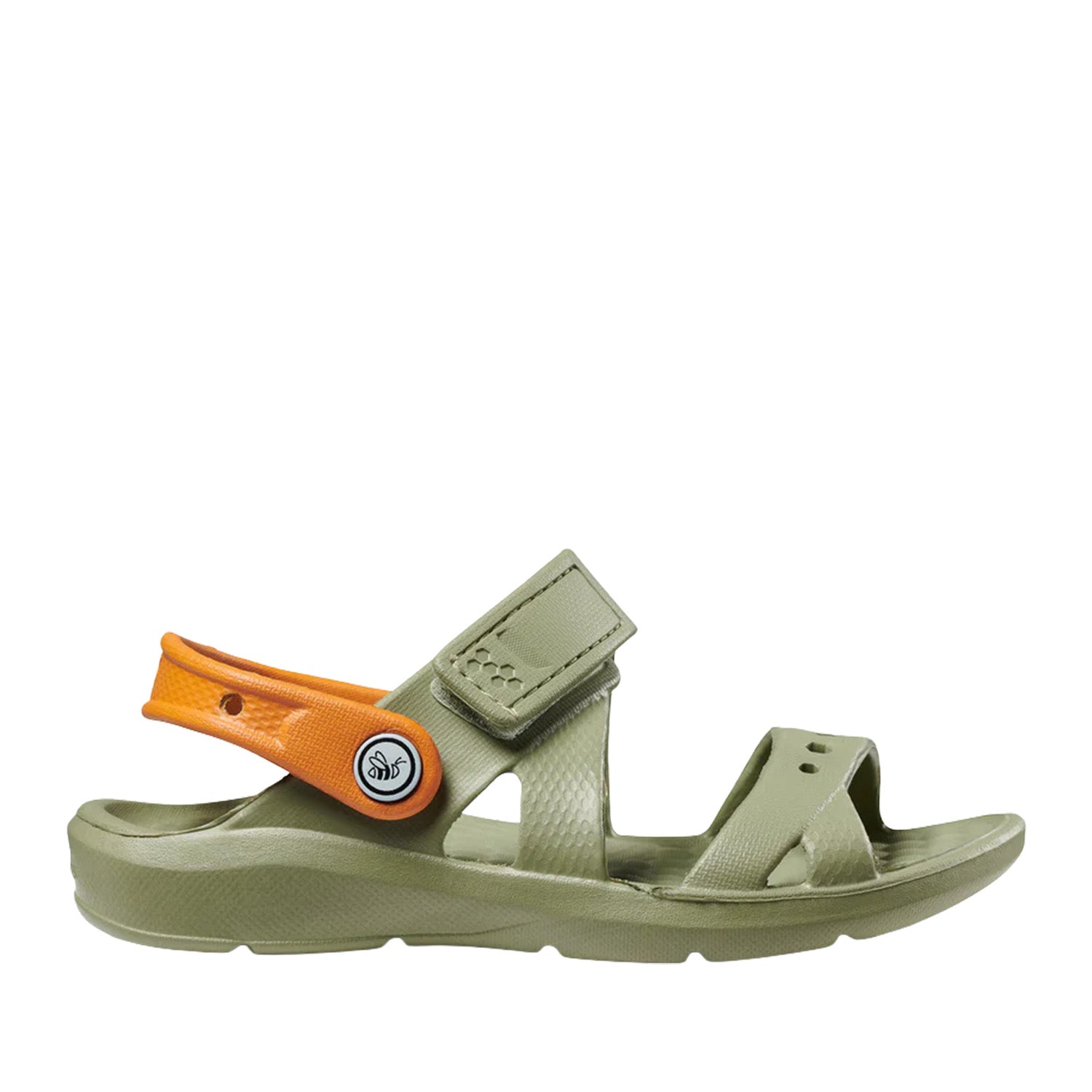 Joybees Kids' Adventure Sandal in Olive/Burnt Orange