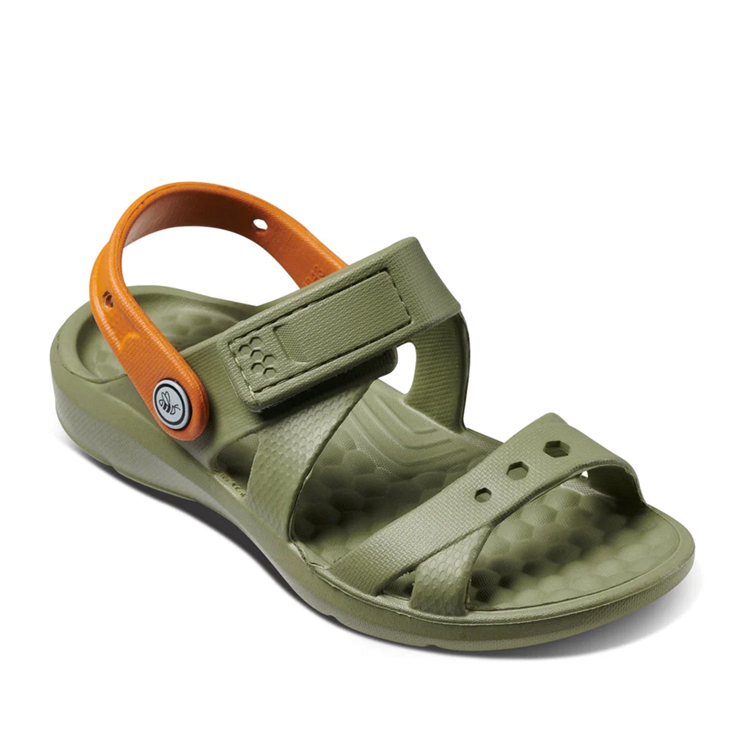 Joybees Kids' Adventure Sandal in Olive/Burnt Orange