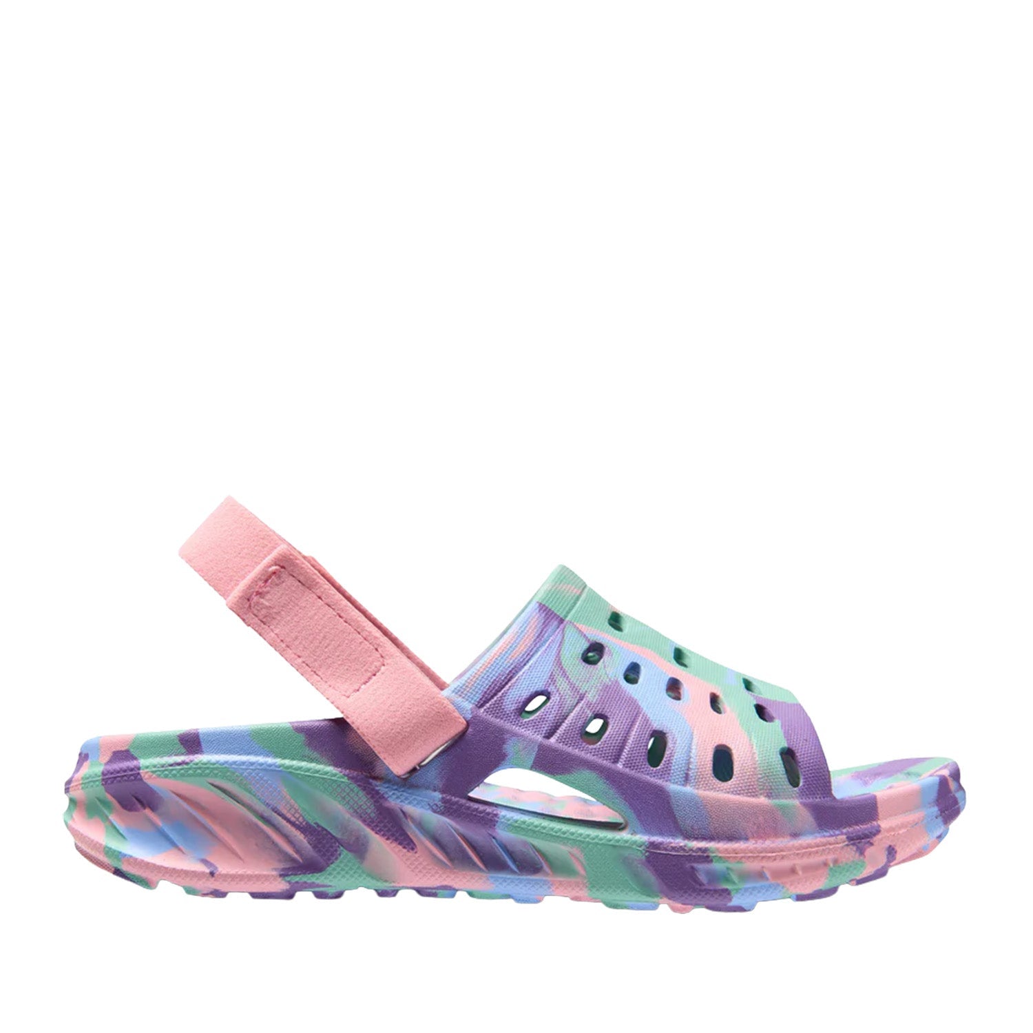 Joybees Kids' Trekking Shoe in Marbled Garden