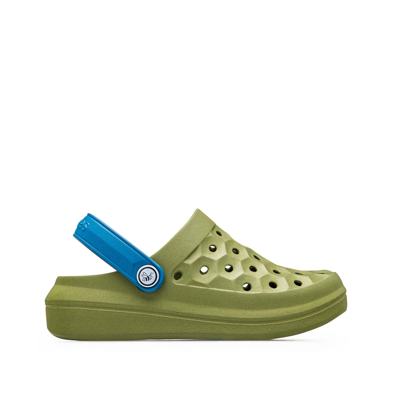 Joybees Kids' Varsity Clog in Olive/Midnight Teal